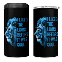 I Liked The Lions Before It Was Cool 4 in 1 Can Cooler Tumbler Vintage Rap Tee - Wonder Print Shop