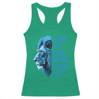 I Liked The Lions Before It Was Cool Racerback Tank Top Vintage Rap Tee - Wonder Print Shop