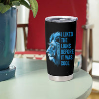 I Liked The Lions Before It Was Cool Tumbler Cup Vintage Rap Tee - Wonder Print Shop