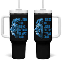 I Liked The Lions Before It Was Cool Tumbler With Handle Vintage Rap Tee - Wonder Print Shop