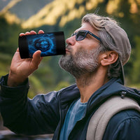 Vintage Classic Blue Lion Bootleg Graphic 4 in 1 Can Cooler Tumbler - Wonder Print Shop