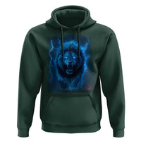 Vintage Classic Blue Lion Bootleg Graphic Hoodie - Wonder Print Shop