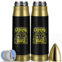 When Life Gives You Lemons Throw Them At People Bullet Tumbler Funny Skeleton Halloween Gothic Lemonade Graphic