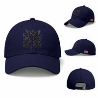 Flying Raven Crow Baseball Cap Black Bird Gothic Occult Cyber Y2K Dark Academia Ravens Graphic