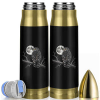 Owl Full Moon Graphic Bullet Tumbler Vintage Dark Academia Bird