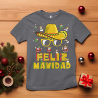 Mexico Christmas T Shirt Feliz Navidad Sombrero - Wonder Print Shop