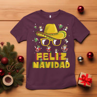 Mexico Christmas T Shirt Feliz Navidad Sombrero - Wonder Print Shop
