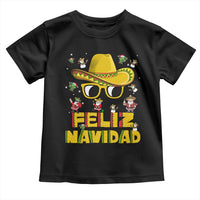 Mexico Christmas Toddler T Shirt Feliz Navidad Sombrero