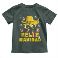 Mexico Christmas Toddler T Shirt Feliz Navidad Sombrero