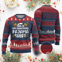 Funny Ugly Christmas Sweater This Is My Christmas Pajama Shirt - Wonder Print Shop