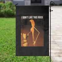 Marcus The Worm Christmas Garden Flag I Don't Like This Rock Funny Meme - Wonder Print Shop