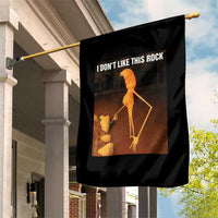 Marcus The Worm Christmas Garden Flag I Don't Like This Rock Funny Meme - Wonder Print Shop