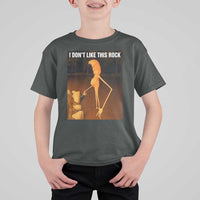 Marcus The Worm Christmas T Shirt For Kid I Don't Like This Rock Funny Meme - Wonder Print Shop