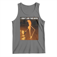 Marcus The Worm Christmas Tank Top I Don't Like This Rock Funny Meme - Wonder Print Shop