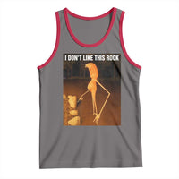 Marcus The Worm Christmas Tank Top I Don't Like This Rock Funny Meme - Wonder Print Shop