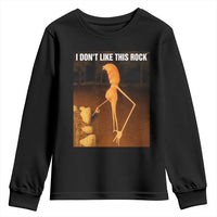 Marcus The Worm Christmas Youth Sweatshirt I Don't Like This Rock Funny Meme - Wonder Print Shop