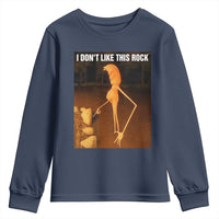 Marcus The Worm Christmas Youth Sweatshirt I Don't Like This Rock Funny Meme - Wonder Print Shop