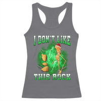 Funny Marcus The Worm Racerback Tank Top I Don't Like This Rock Brain Rot - Wonder Print Shop