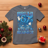 Bruh 6 7 Steal a Brainrot T Shirt 6-7 Funny Brainrot Meme Six Seven Bootleg - Wonder Print Shop