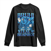 Bruh 6 7 Steal a Brainrot Long Sleeve Shirt 6-7 Funny Brainrot Meme Six Seven Bootleg - Wonder Print Shop