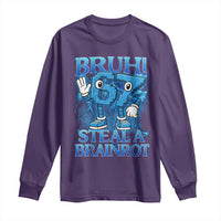 Bruh 6 7 Steal a Brainrot Long Sleeve Shirt 6-7 Funny Brainrot Meme Six Seven Bootleg - Wonder Print Shop