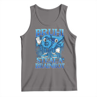 Bruh 6 7 Steal a Brainrot Tank Top 6-7 Funny Brainrot Meme Six Seven Bootleg - Wonder Print Shop
