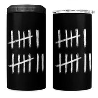 Funny Six Seven 67 Meme 4 in 1 Can Cooler Tumbler Tally Marks 6 7 Numbers Gen Alpha Slang - Wonder Print Shop