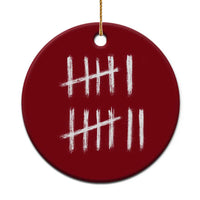 Funny Six Seven 67 Meme Ceramic Ornament Tally Marks 6 7 Numbers Gen Alpha Slang - Wonder Print Shop