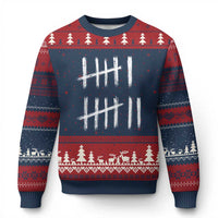 Funny Six Seven 67 Meme Ugly Christmas Sweater Tally Marks 6 7 Numbers Gen Alpha Slang - Wonder Print Shop