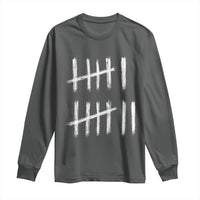 Funny Six Seven 67 Meme Long Sleeve Shirt Tally Marks 6 7 Numbers Gen Alpha Slang - Wonder Print Shop