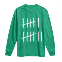 Funny Six Seven 67 Meme Long Sleeve Shirt Tally Marks 6 7 Numbers Gen Alpha Slang - Wonder Print Shop