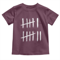 Funny Six Seven 67 Meme Toddler T Shirt Tally Marks 6 7 Numbers Gen Alpha Slang - Wonder Print Shop