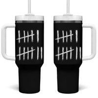 Funny Six Seven 67 Meme Tumbler With Handle Tally Marks 6 7 Numbers Gen Alpha Slang - Wonder Print Shop