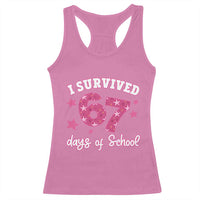 I Survived 67 Days Of School Racerback Tank Top Funny Six Seven Teachers Students Meme Pink - Wonder Print Shop