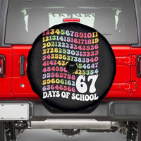 67 Days of School Spare Tire Cover Funny Six Seven Meme Teacher Student Gen Alpha Slang - Wonder Print Shop