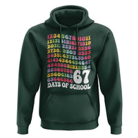 67 Days of School Hoodie Funny Six Seven Meme Teacher Student Gen Alpha Slang - Wonder Print Shop