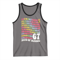 67 Days of School Tank Top Funny Six Seven Meme Teacher Student Gen Alpha Slang - Wonder Print Shop