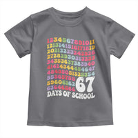 67 Days of School Toddler T Shirt Funny Six Seven Meme Teacher Student Gen Alpha Slang - Wonder Print Shop