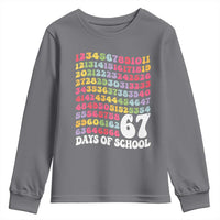 67 Days of School Youth Sweatshirt Funny Six Seven Meme Teacher Student Gen Alpha Slang - Wonder Print Shop