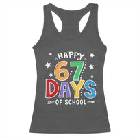 67 Days of School Racerback Tank Top Funny Meme Teacher Student 67th Day - Wonder Print Shop