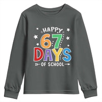 67 Days of School Youth Sweatshirt Funny Meme Teacher Student 67th Day - Wonder Print Shop