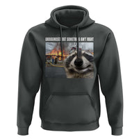Raccoon Meme Hoodie Undiagnosed But Something Aint Right - Wonder Print Shop
