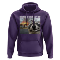 Raccoon Meme Hoodie Undiagnosed But Something Aint Right - Wonder Print Shop