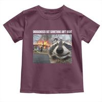 Raccoon Meme Toddler T Shirt Undiagnosed But Something Aint Right - Wonder Print Shop