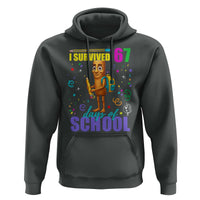 Tung Tung Tung Sahur I Survived 67 Days of School Hoodie Funny Six Seven 6 7 Meme Teacher Student - Wonder Print Shop