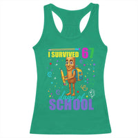 Tung Tung Tung Sahur I Survived 67 Days of School Racerback Tank Top Funny Six Seven 6 7 Meme Teacher Student - Wonder Print Shop