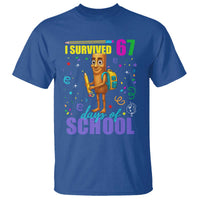 Tung Tung Tung Sahur I Survived 67 Days of School T Shirt Funny Six Seven 6 7 Meme Teacher Student - Wonder Print Shop