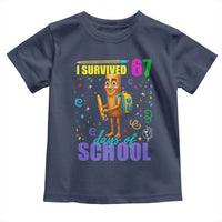 Tung Tung Tung Sahur I Survived 67 Days of School Toddler T Shirt Funny Six Seven 6 7 Meme Teacher Student - Wonder Print Shop