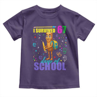 Tung Tung Tung Sahur I Survived 67 Days of School Toddler T Shirt Funny Six Seven 6 7 Meme Teacher Student - Wonder Print Shop