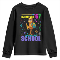 Tung Tung Tung Sahur I Survived 67 Days of School Youth Sweatshirt Funny Six Seven 6 7 Meme Teacher Student - Wonder Print Shop